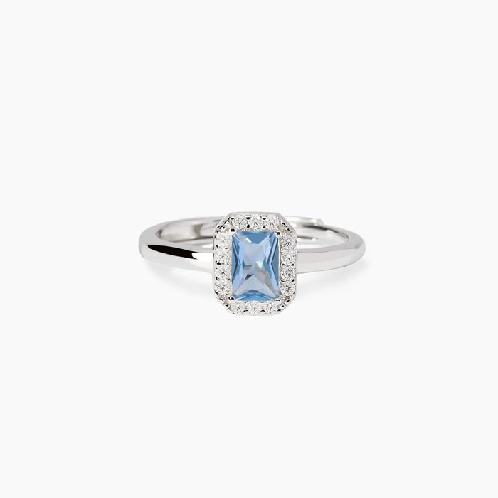 Synthetic Aquamarine Ring Cool or Retro?