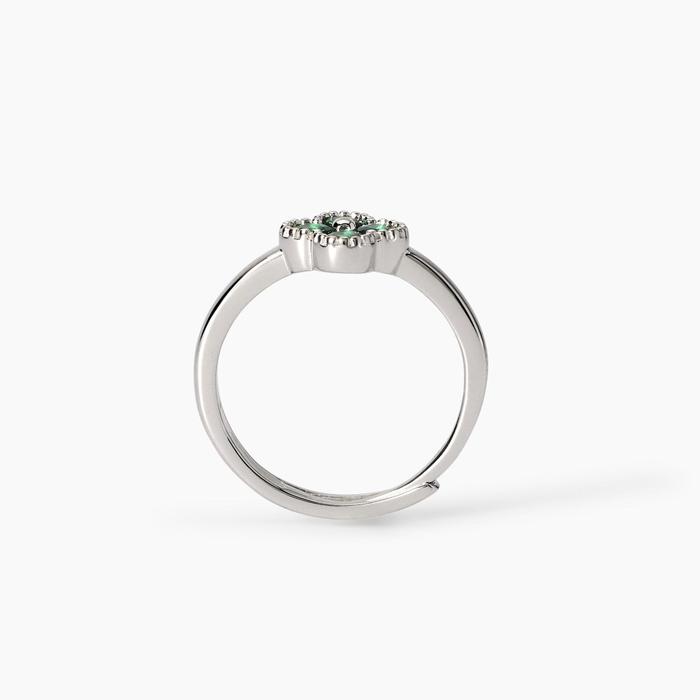 Jasmine Green Flower Ring