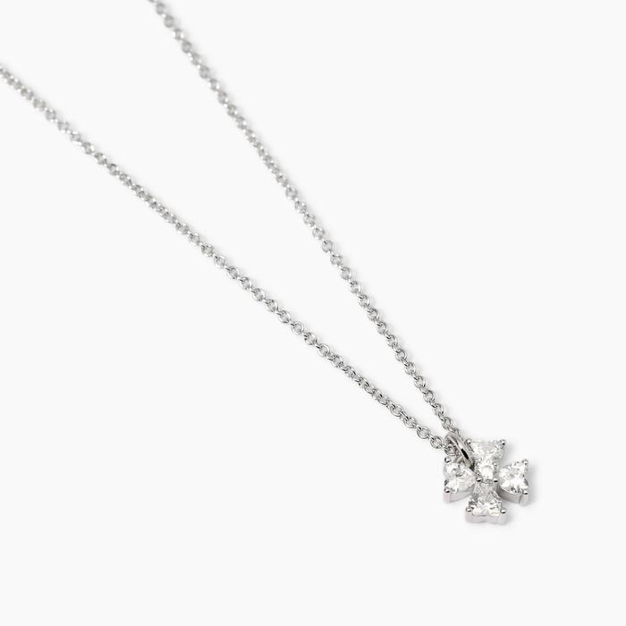 Zirconia Four Leaf Clover Choker Find Me