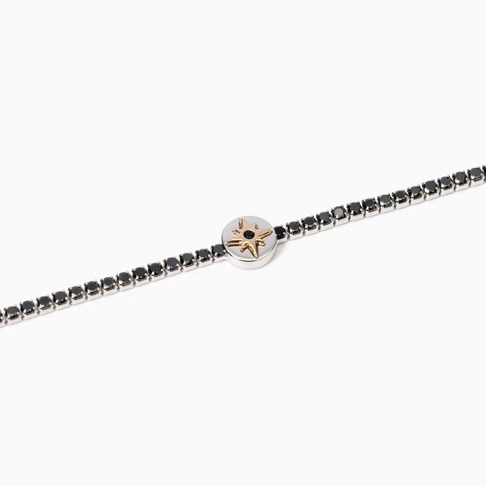 Men's tennis bracelet with compass rose Cruise
