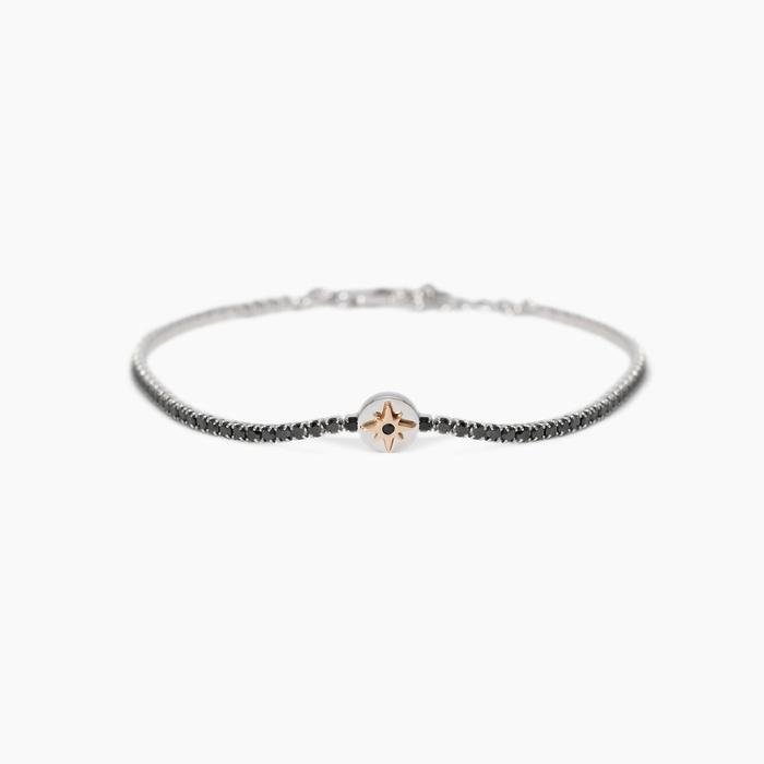 Men's tennis bracelet with compass rose Cruise
