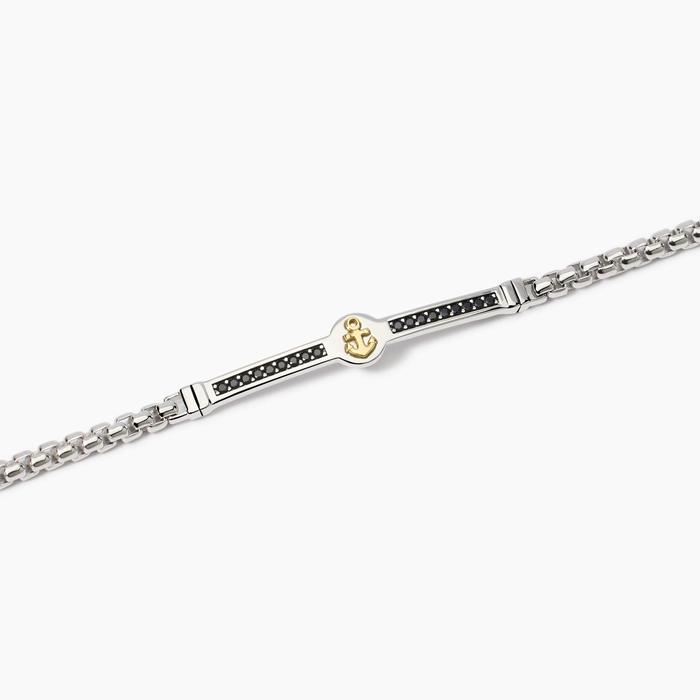 Bracelet avec plaque d'ancrage centrale Cruise