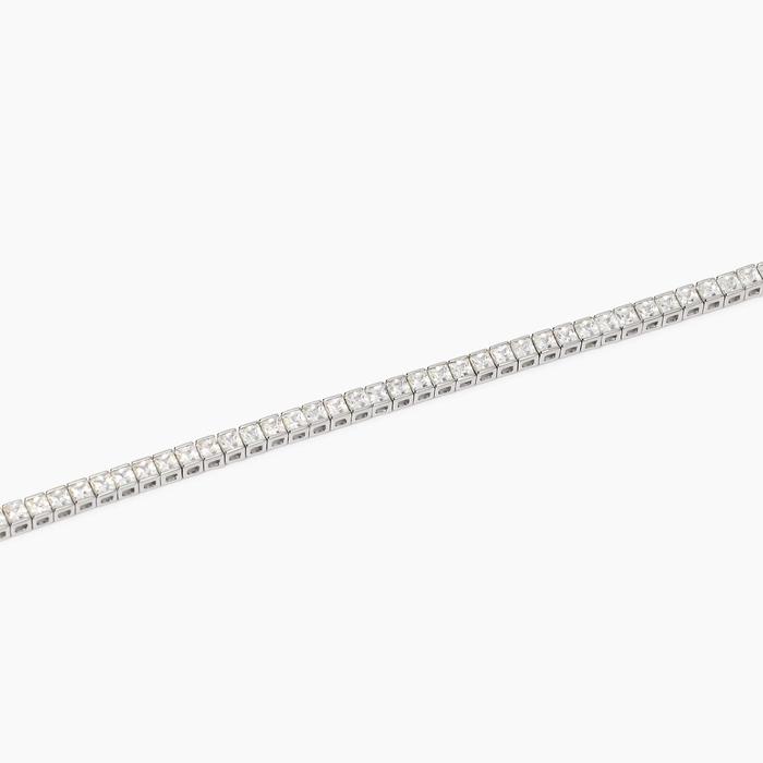 Tennis Club Men's Tennis Bracelet with White Zirconia