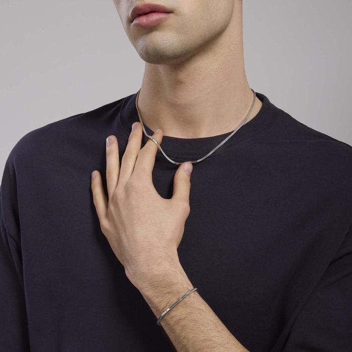 Men's necklace with snake chain Daily