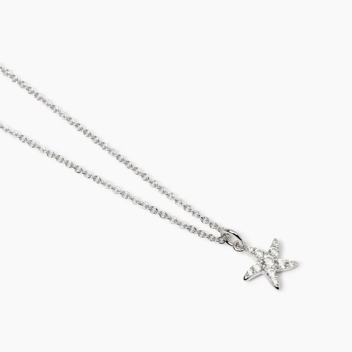 Bahia Del Sol Zirconia Starfish Pendant Choker