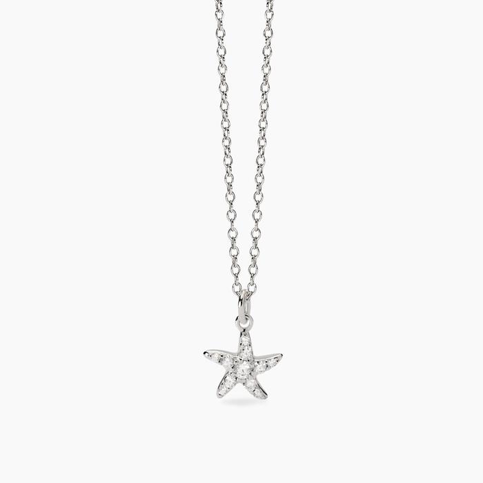 Bahia Del Sol Zirconia Starfish Pendant Choker