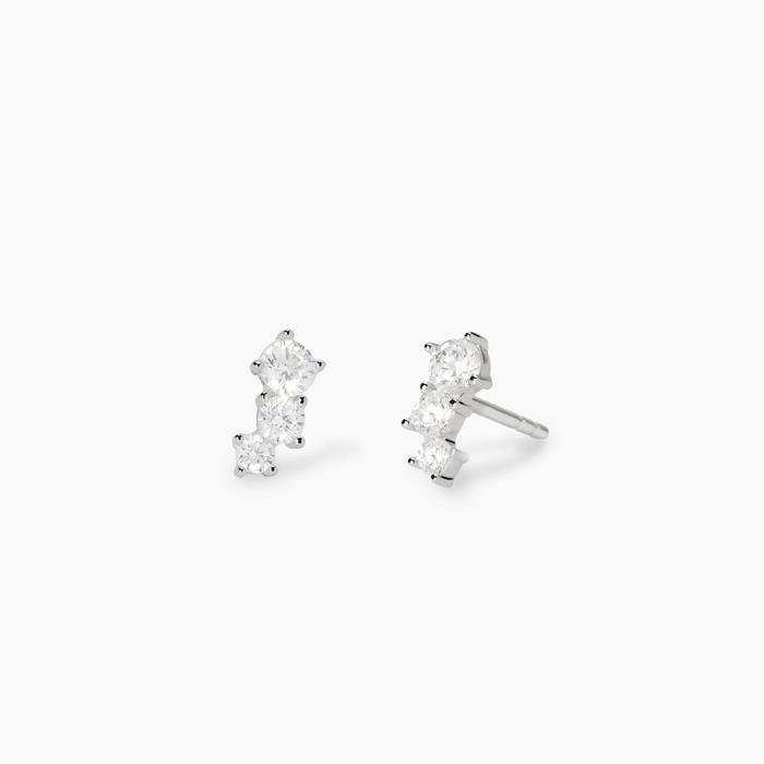 Orecchini trilogy a lobo con zirconi Little Joy