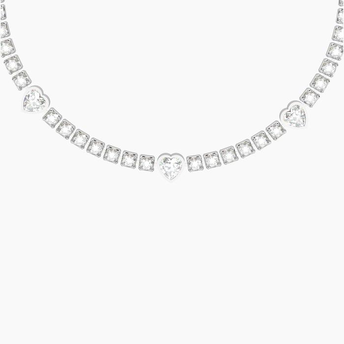 Bracciale tennis in cristalli e cuori Style 50