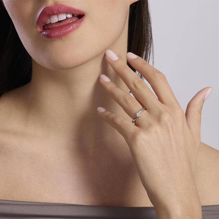 Anello solitario con diamante lab-grown My Diamond