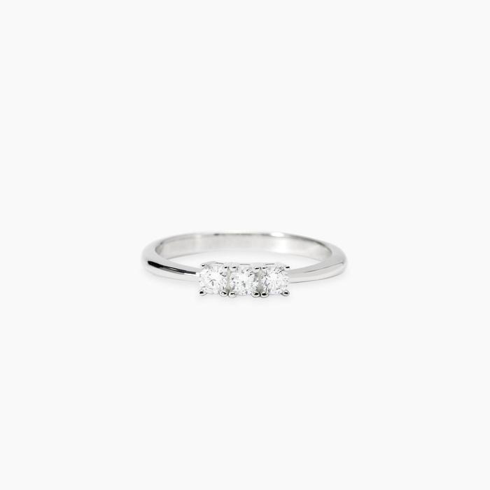 Anello trilogy con diamante lab-grown My Diamond