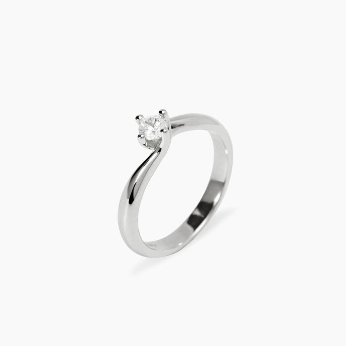 Anello solitario con diamante lab-grown My Diamond