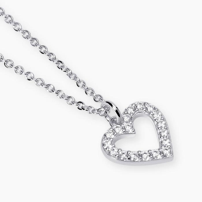 Girocollo con cuore e diamanti lab-grown My Diamond