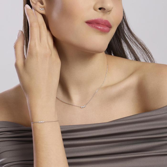 Girocollo trilogy con diamanti lab-grown My Diamond