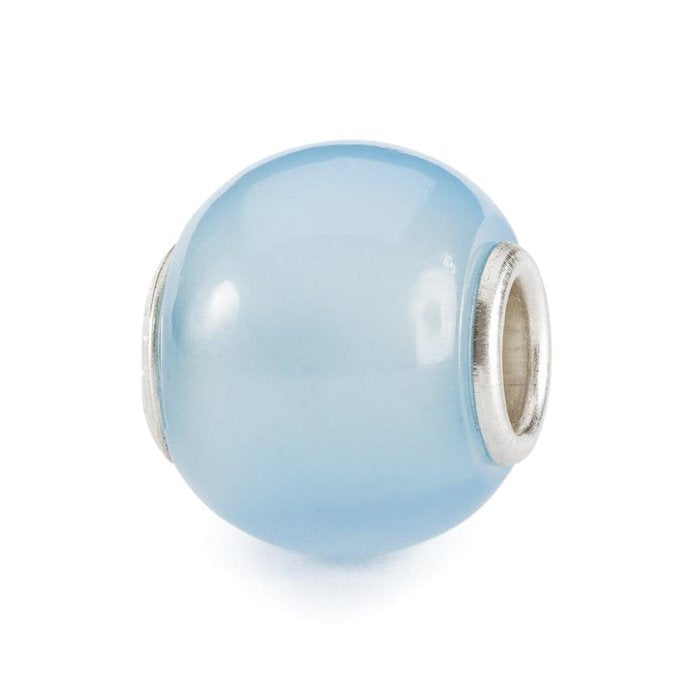 Agate bleu clair ronde