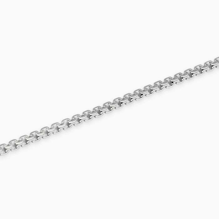 Bracciale in argento con catena greca Greca