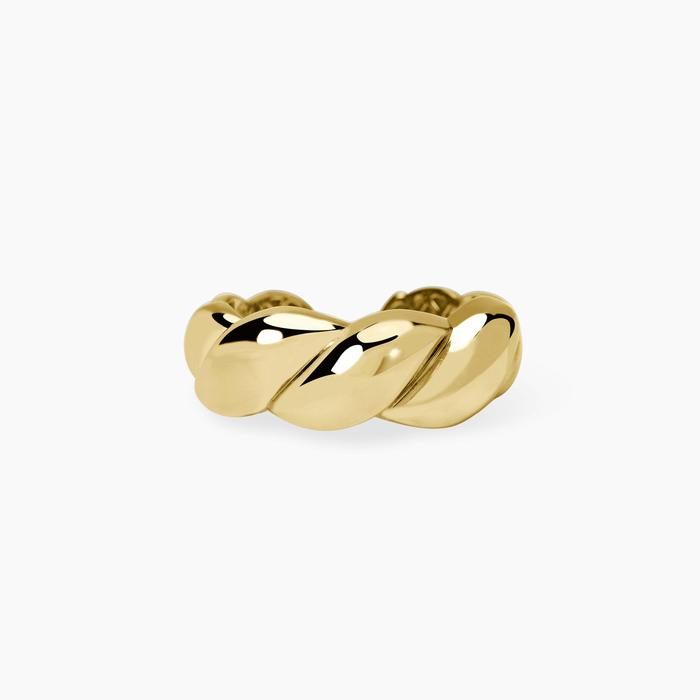 Anello regolabile in argento dorato ALTA MAREA