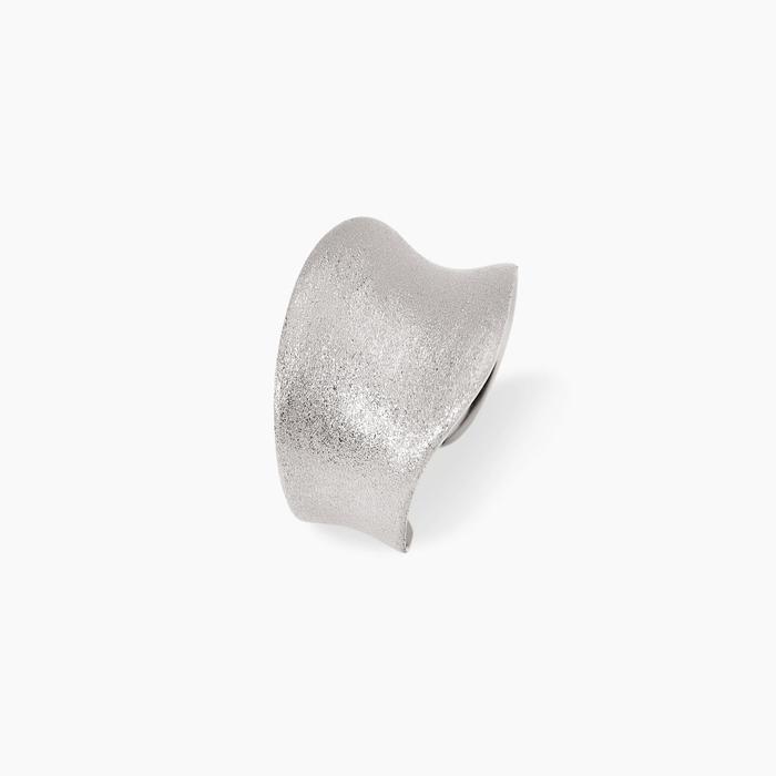 Anello regolabile in argento bulinato AMAZING
