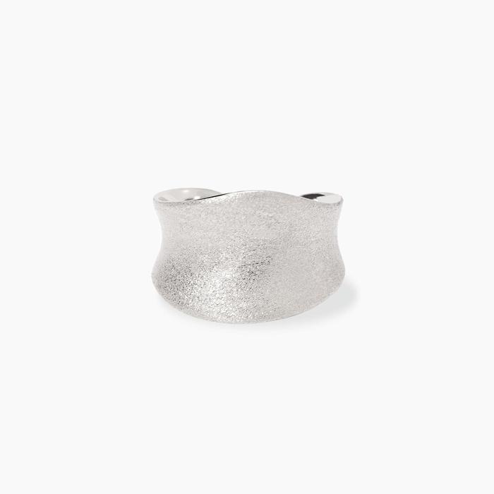 Anello regolabile in argento bulinato AMAZING