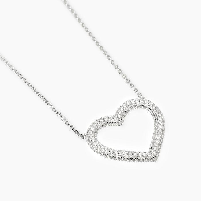 Girocollo con cuore in zirconi VERA