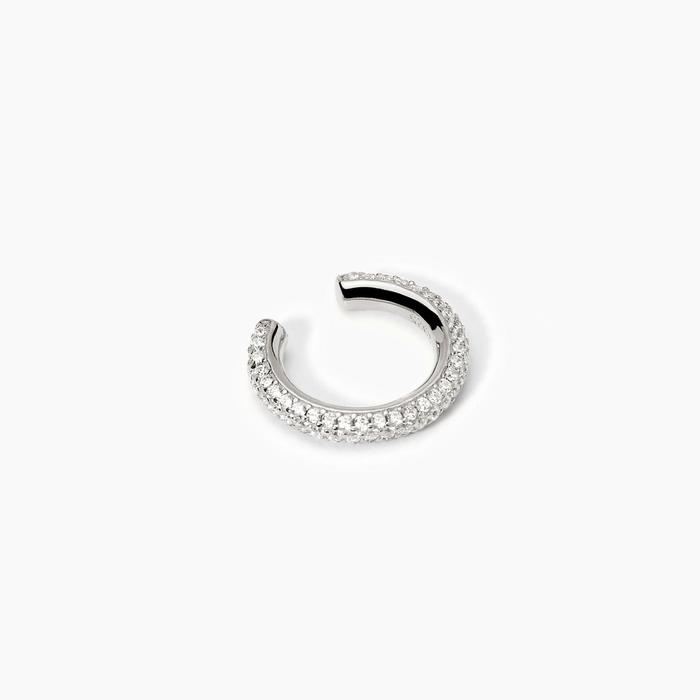 Orecchino ear cuff con zirconi CUFFMANIA