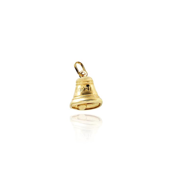 Ciondolo Campana d'Oro Vero