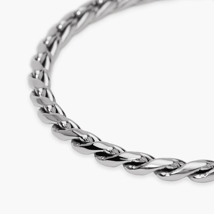 Bracciale uomo in acciaio con catena cardano Style 34