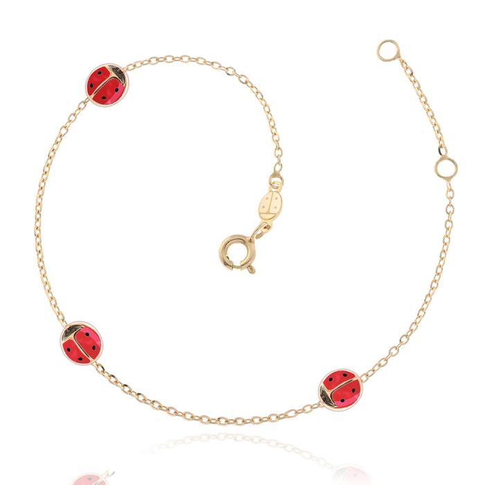 Bracciale Coccinelle d'Oro Vero