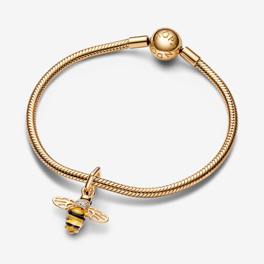Charm Pendente Ape Scintillante