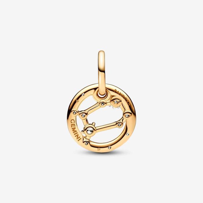 Gemini Zodiac Sign Pendant Charm