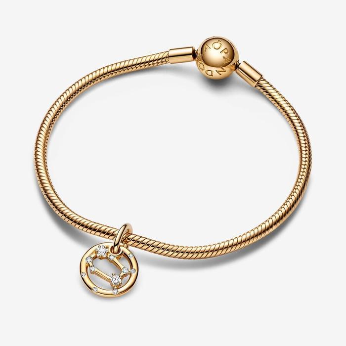Gemini Zodiac Sign Pendant Charm