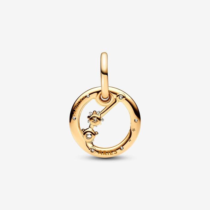 Aries Zodiac Sign Pendant Charm