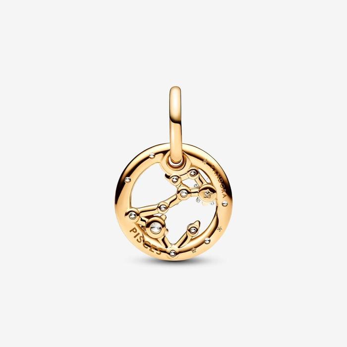 Pisces Zodiac Sign Pendant Charm