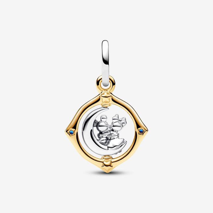 Charm Disney, Pendente Mickey Mouse e Minnie sulla Luna