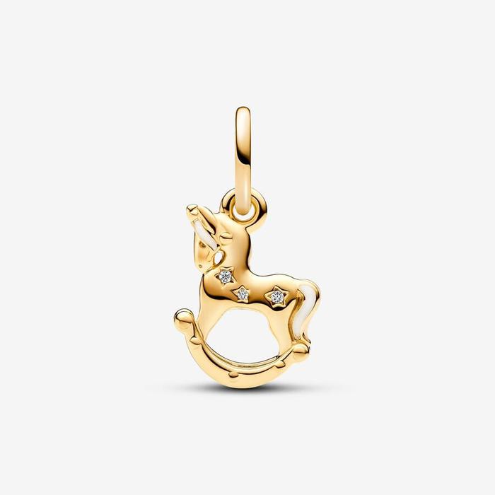 Rocking Unicorn Pendant Charm