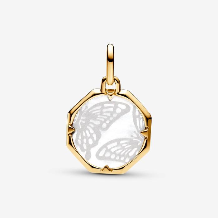 Charm Medallion Pearlescent Butterfly Pandora ME