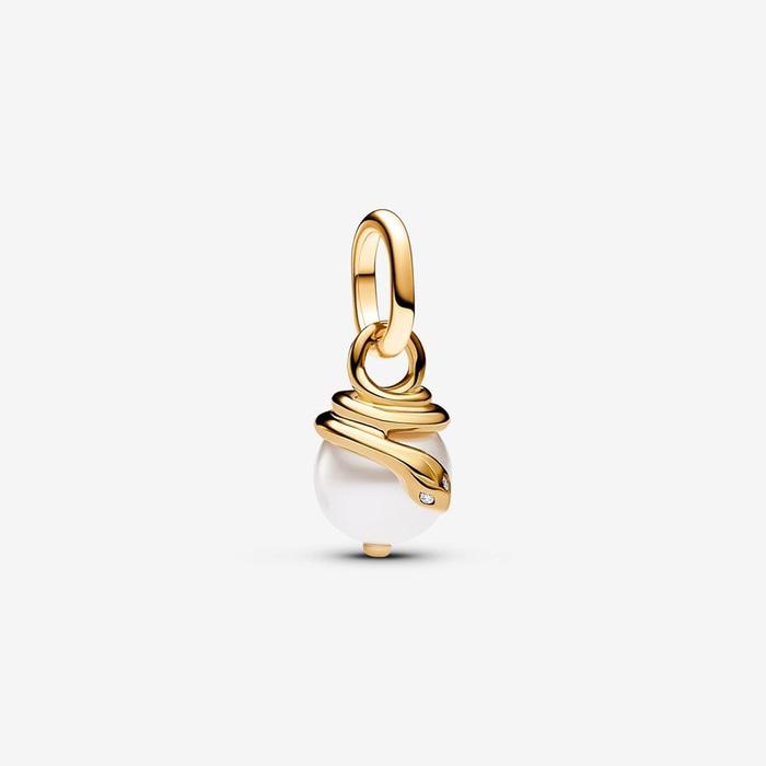 Pandora ME Mini Snake Pearlescent Pendant Charm