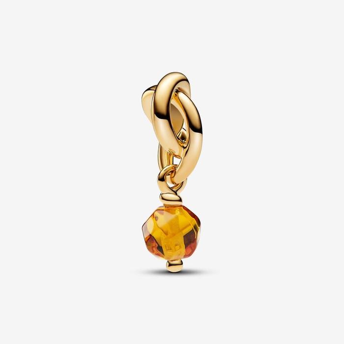 Charm Pendant Eternal Circle Honey November