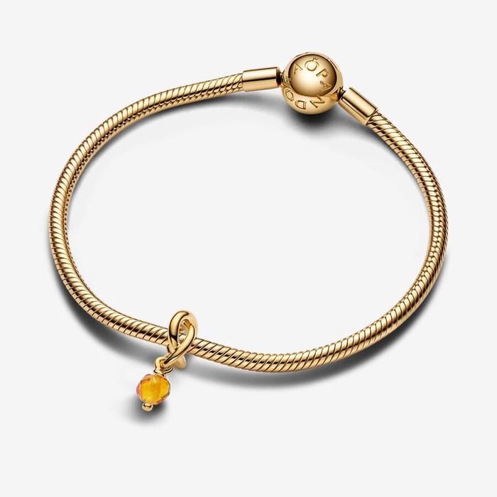 Charm Pendant Eternal Circle Honey November