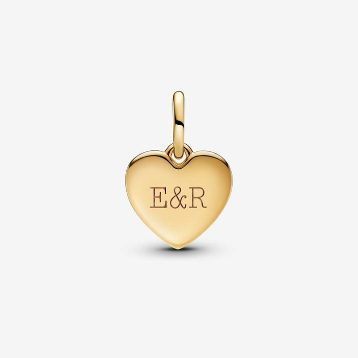 "Love" Heart Pendant Charm to be Engraved