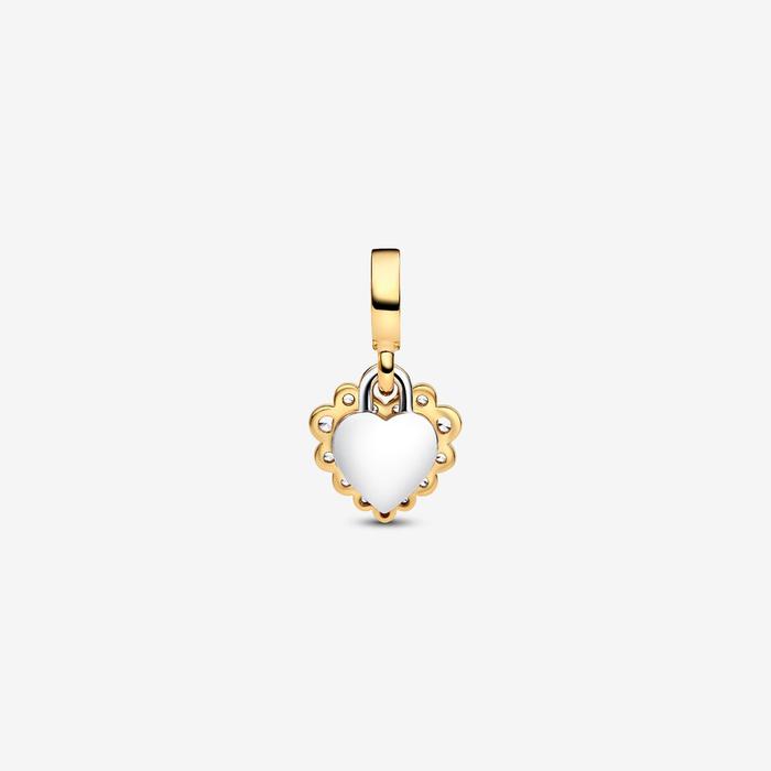 Charm Pendente Doppio Cuore Nessuna come Te