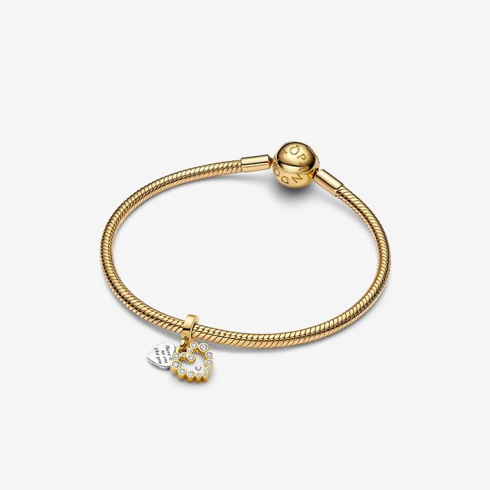 Charm Pendente Doppio Cuore Nessuna come Te
