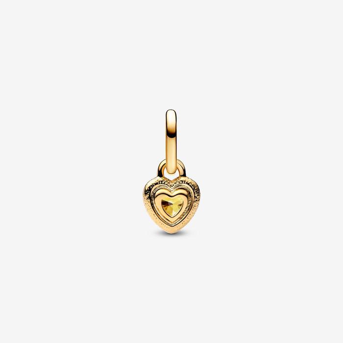 Charm Mini Pendente Gold Chakra Heart Pandora ME