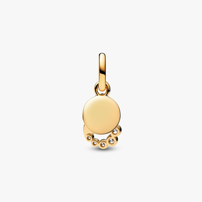 Charm Pendente Uncino con Perla Artificiale