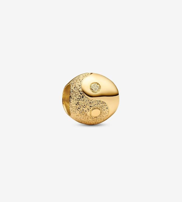 Mini Charm Yin & Yang effetto diamantato