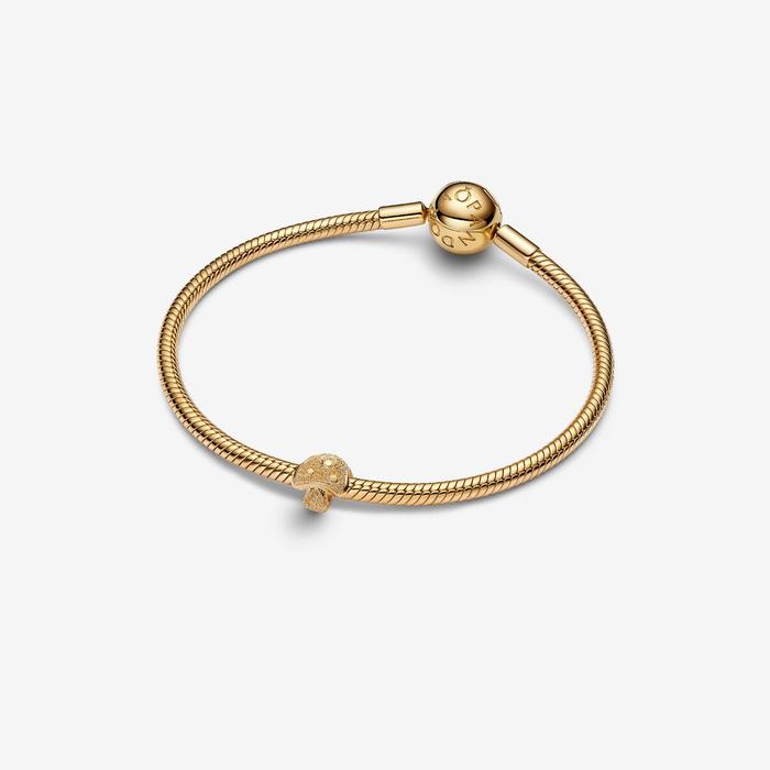 Mini Charm Fungo effetto diamantato