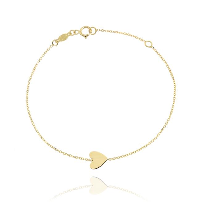 Bracciale Cuore d'Oro Vero