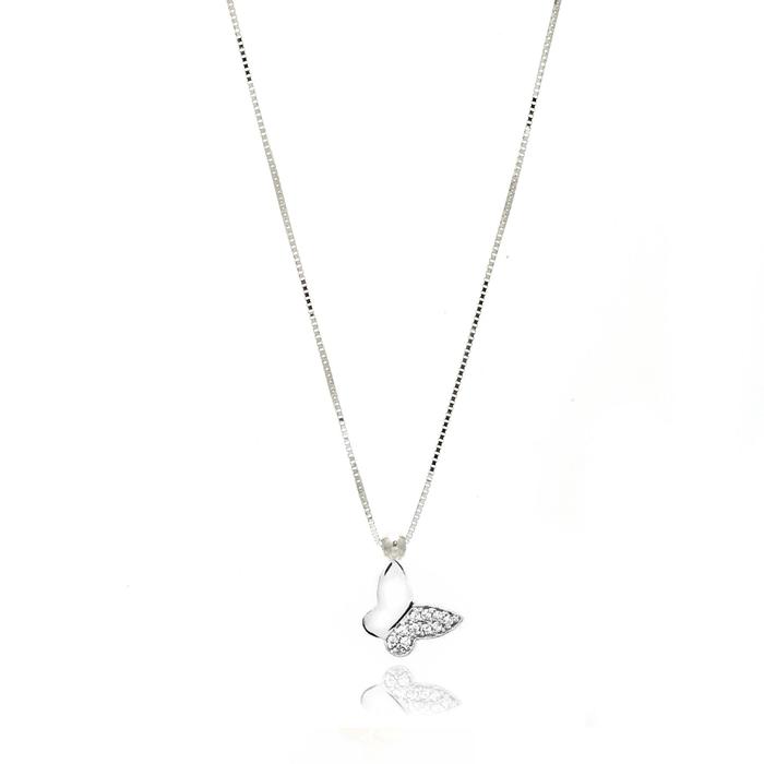 Collana Farfalla d'Oro Vero