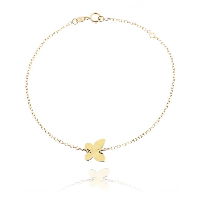 Bracciale Farfalla d'Oro Vero