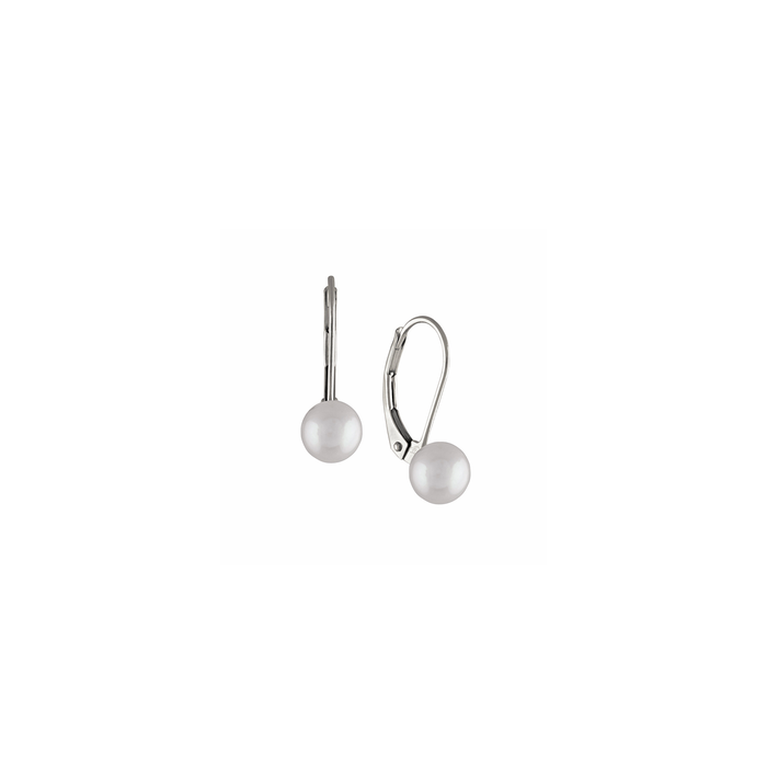 Real Gold Pearl Earrings