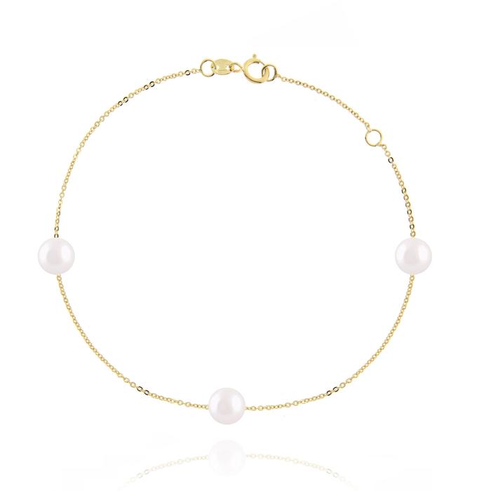 Bracciale Perle d'Oro Vero